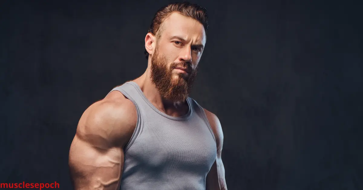 Man performing a strength-training routine as part of a 3-day exercise split to build muscle fast.