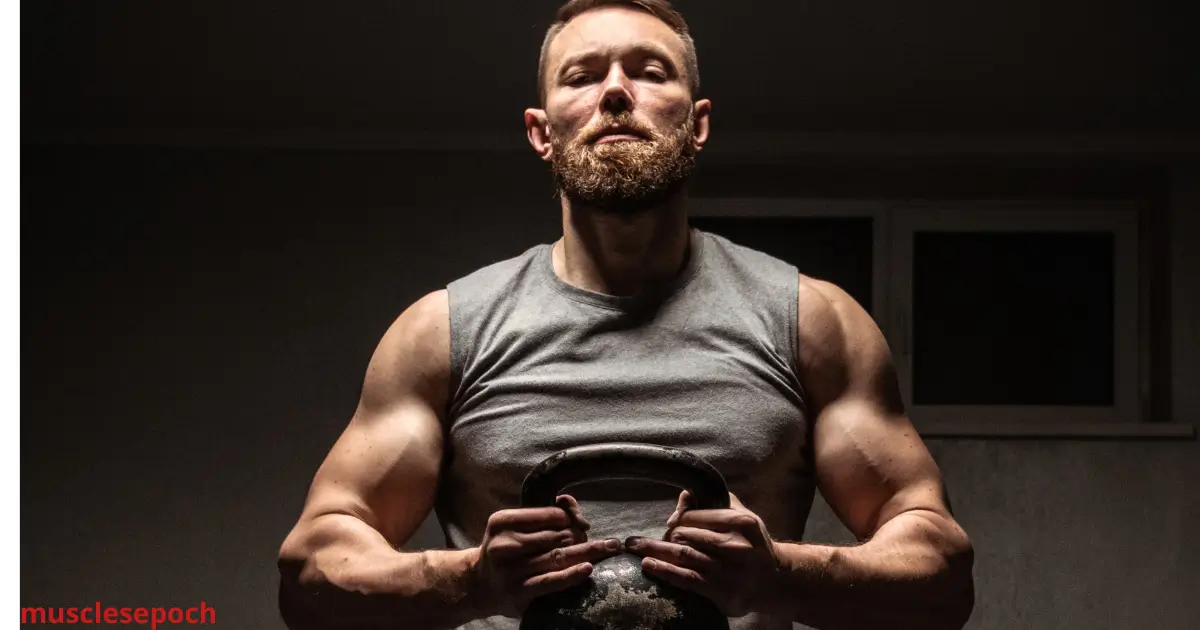 Athlete performing strength exercises targeting both legs and arms using dumbbells.