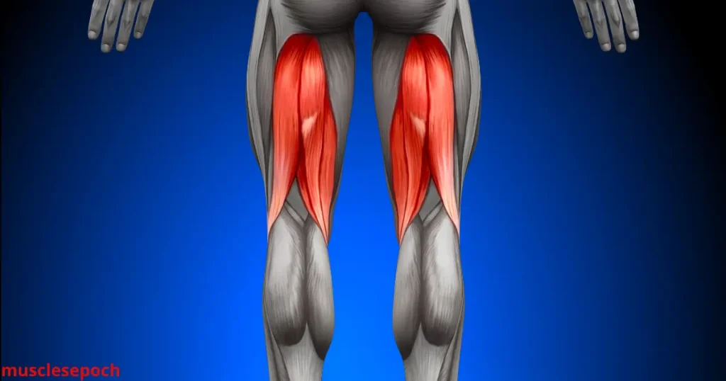 Illustration showing key benefits of using a hamstring workout machine for muscle growth and injury prevention